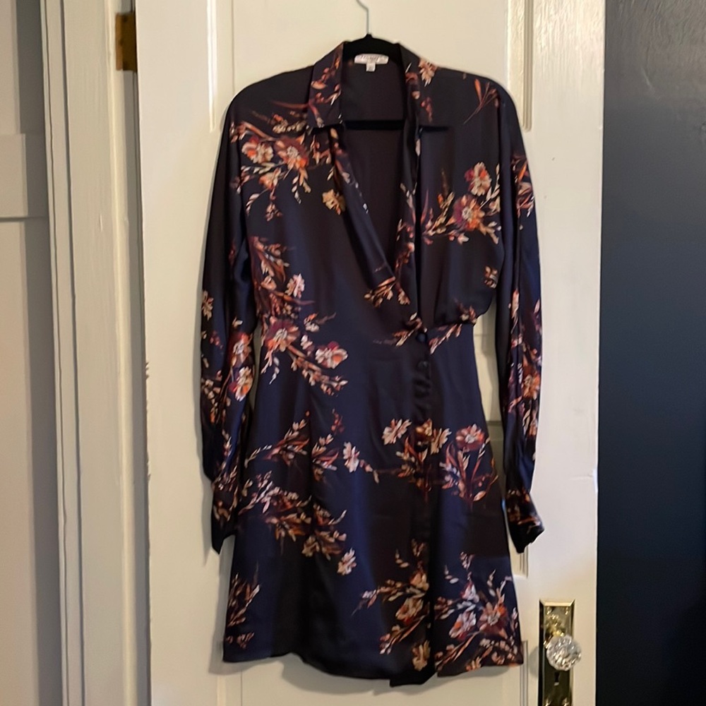 EQUIPMENT/ silk wrap dress